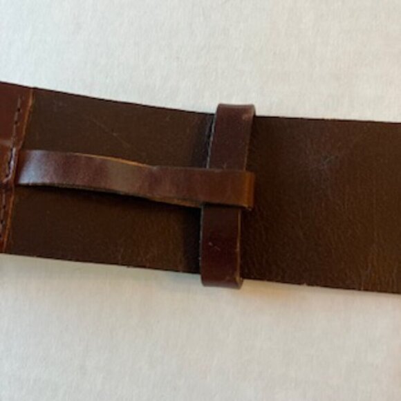 Avignon Wide Genuine leather Belt size XL - Picture 5 of 6